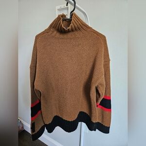 Wool Turtleneck Sweater Size L